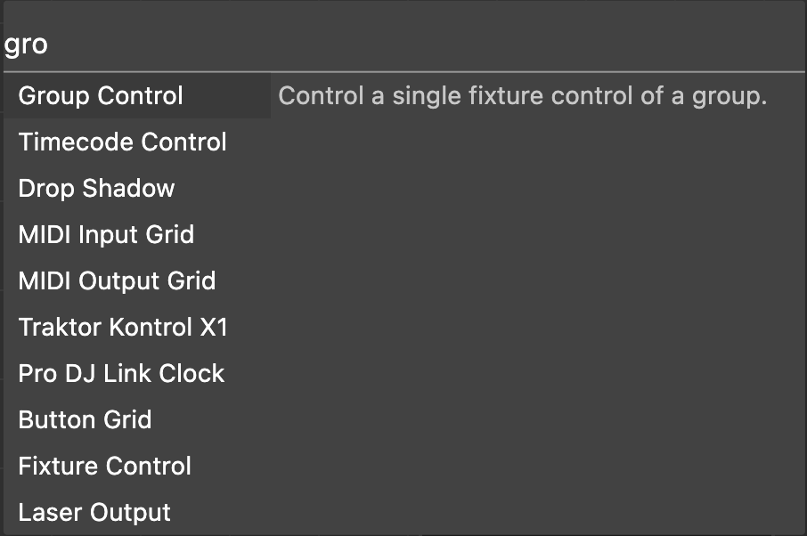 add group control node