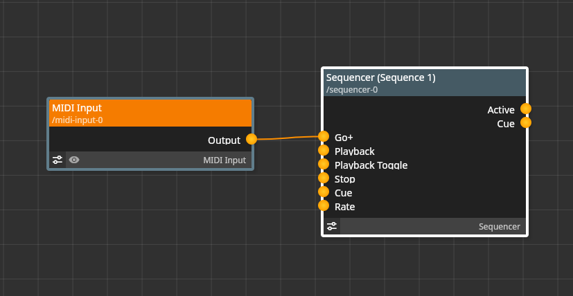 sequencer midi connection